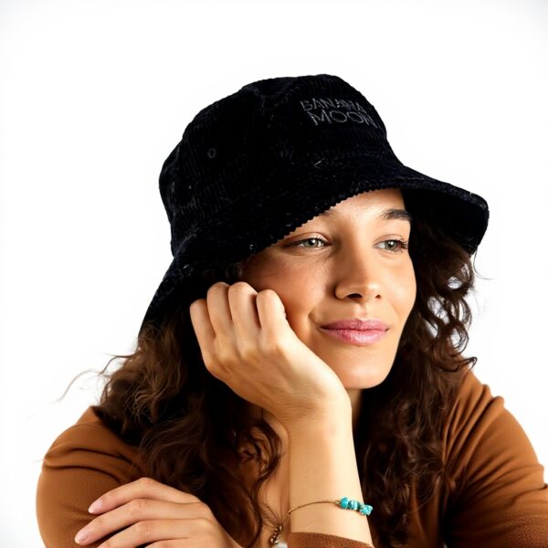 Cappello Donna Banana Moon Jocabel Fedelina Nero Cotone