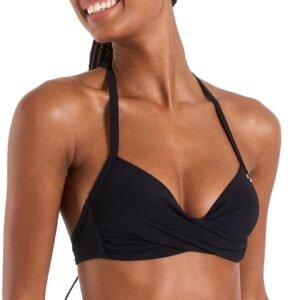 Banana Moon Eyro Black Bikini Top Donna Nero Poliammide-0
