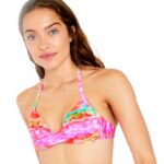 Top Bikini Banana Moon Maglia Rosa Donna Mare Piscina
