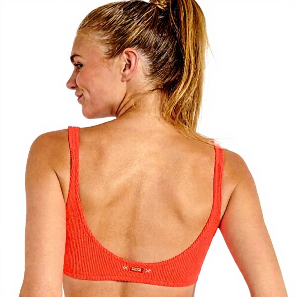 Reggiseno Bikini Donna Banana Moon Justin Scrunchy Corallo
