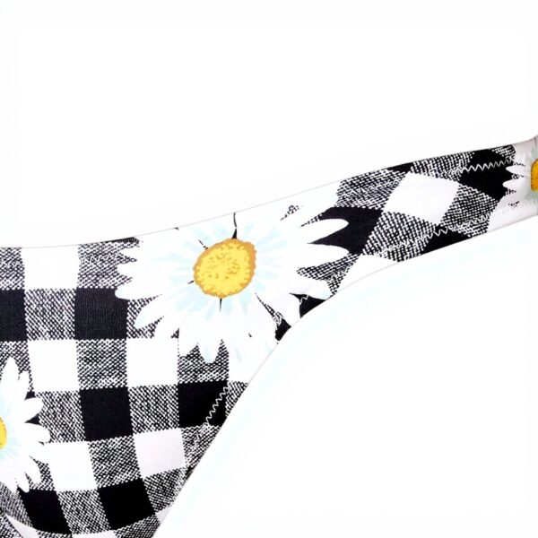 Slip da bagno Banana Moon nero margherita donna bikini
