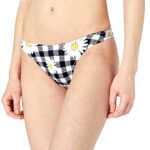 Slip da bagno Banana Moon nero margherita donna bikini