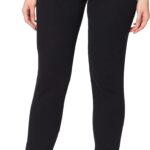 Pantaloni Eleganti Donna Banana Moon Nero Strisce Floreali-0