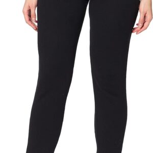 Pantaloni Eleganti Donna Banana Moon Nero Strisce Floreali-0