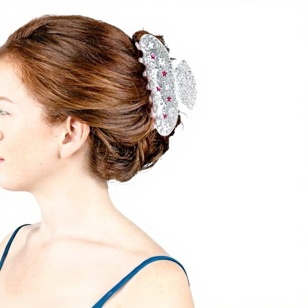 Fermaglio per capelli Star Moon glitterato antiscivolo donna