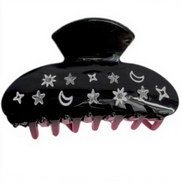 Fermaglio per capelli Star Moon glitterato antiscivolo donna