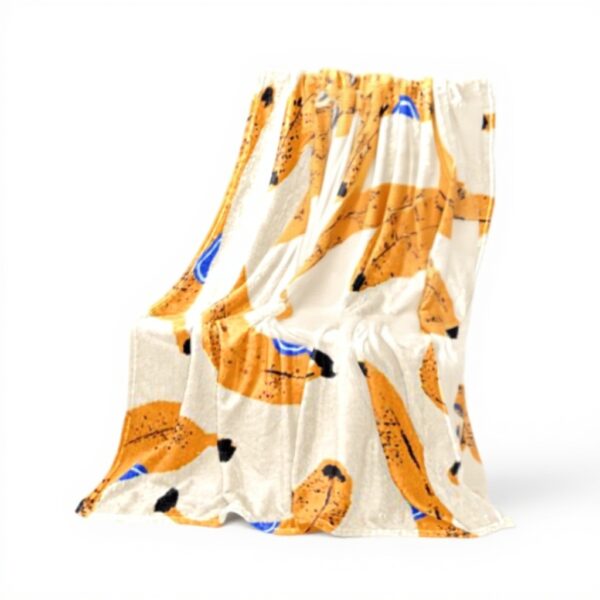 Coperta di peluche TBOUOBT microfibra morbida frutta banana