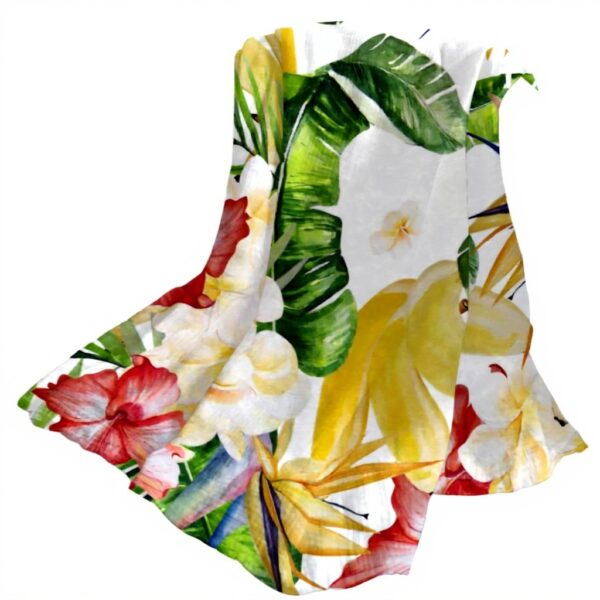 Coperta in microfibra TBOUOBT morbida pile tropicale ibisco