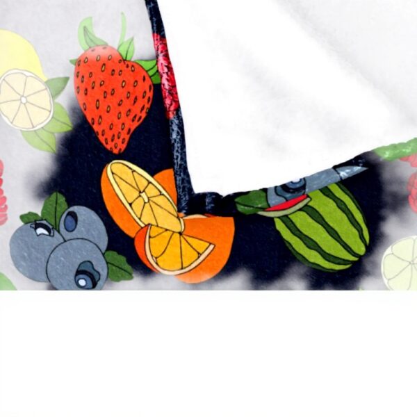 Coperta di peluche TBOUOBT microfibra morbida frutta design
