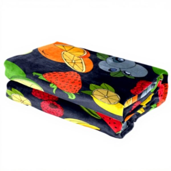 Coperta di peluche TBOUOBT microfibra morbida frutta banana