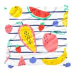Coperta di peluche TBOUOBT microfibra morbida frutta design