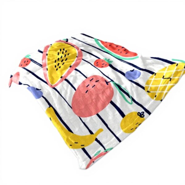 Coperta di peluche TBOUOBT microfibra morbida frutta design