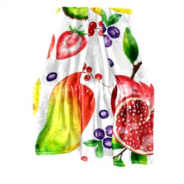 Coperta in microfibra TBOUOBT morbida frutta design pisolino