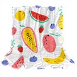 Coperta di peluche TBOUOBT microfibra frutta calda pisolino