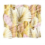 Coperta in microfibra TBOUOBT morbida foglia banana