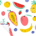 Coperta peluche microfibra TBOUOBT frutta design calda