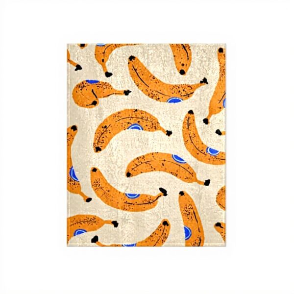 Coperta di peluche TBOUOBT microfibra morbida frutta banana