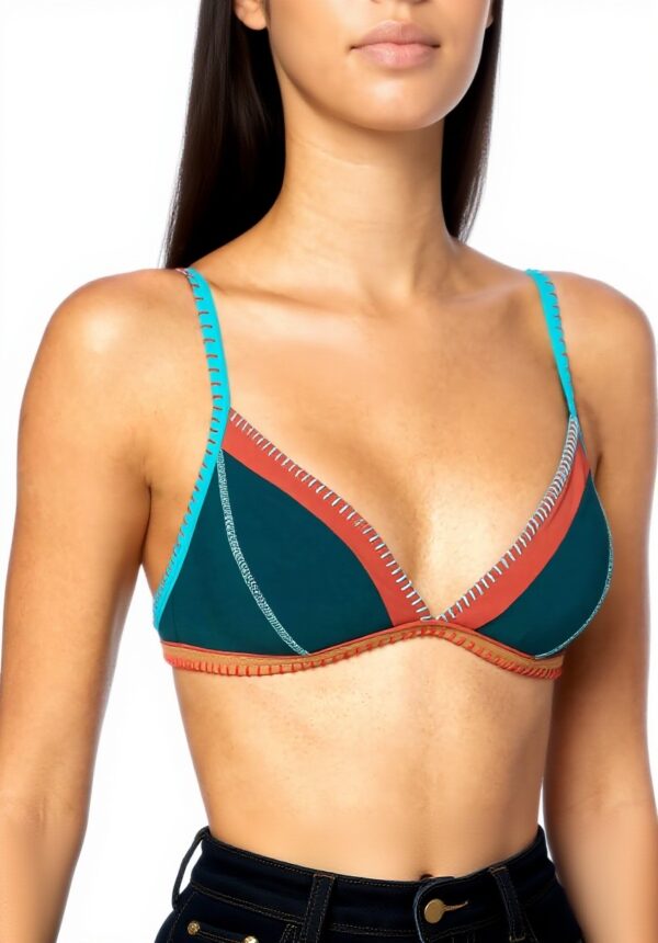 Bikini Banana Moon Taeko Teknicolo Top Donna Verde Bottiglia