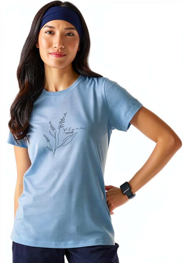 T-shirt Regatta Escade Donna Blu Maglietta a Maniche Corte