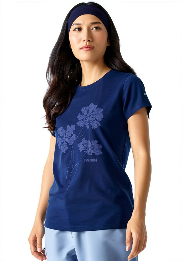 T-shirt Regatta Escade Donna Blu Maglietta Cotone