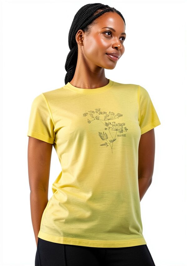 T-shirt Regatta Escade Donna Giallo Maglietta Maniche Corte