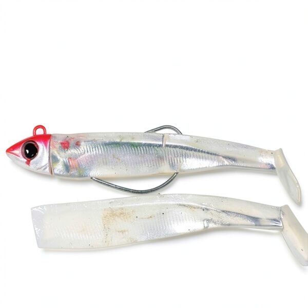 Esche artificiali YJBEAPT pesca branzino esche nere PVC