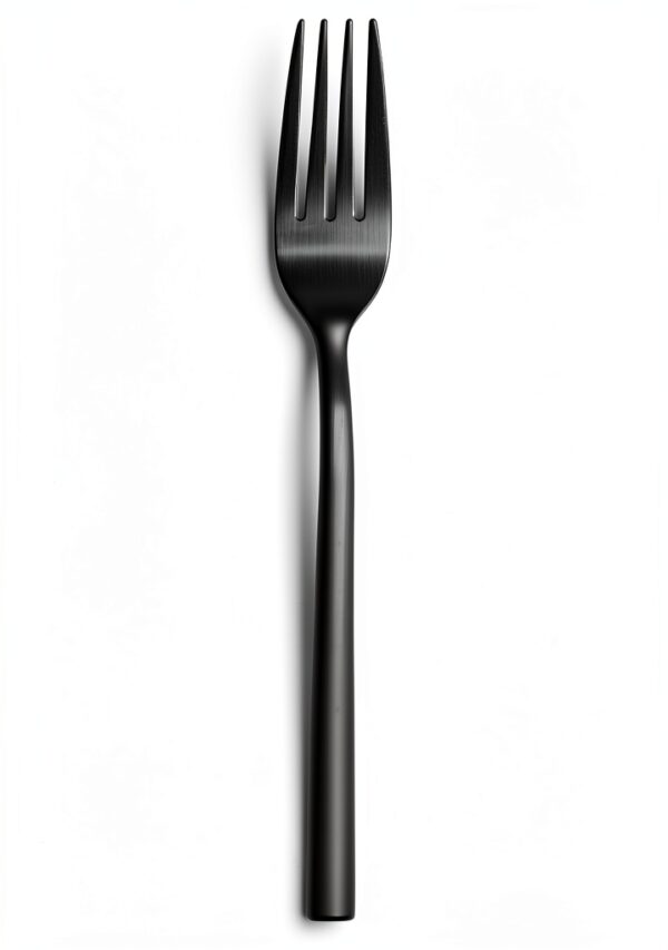 Forchette da tavolo nero Amefa 12 pezzi design moderno