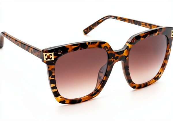 Sunglasses ESCADA Acetate Shiny Leopard Brown Gradient Donna-1