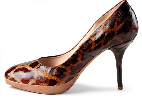 Scarpe Donna Tacco Stiletto Senza Chiusura Made Italy-3