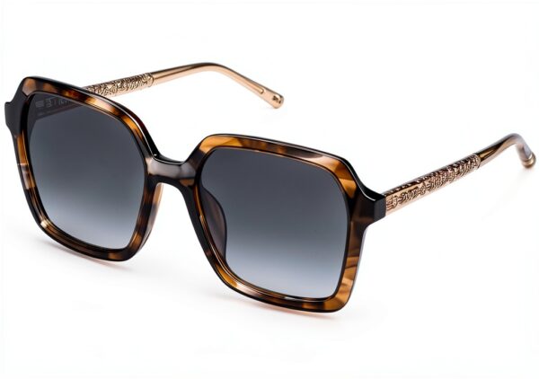 Sunglasses ESCADA Brown Fantasy Acetate Donne Lusso-0