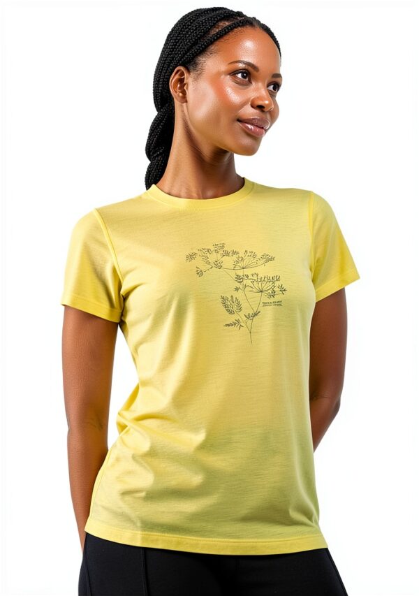 T-shirt Regatta Escade Donna Giallo Manica Corta Cotone