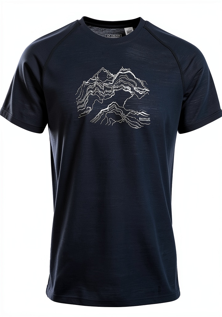T-shirt Regatta uomo 3XL indossata in contesto casual