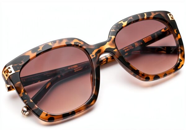 Sunglasses ESCADA Acetate Shiny Leopard Brown Gradient Donna-6