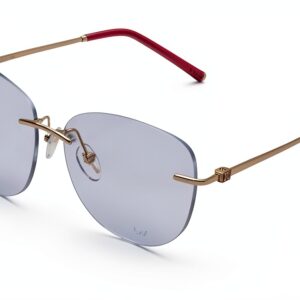 Occhiali da vista Escada donna rosso oro design colorato-0