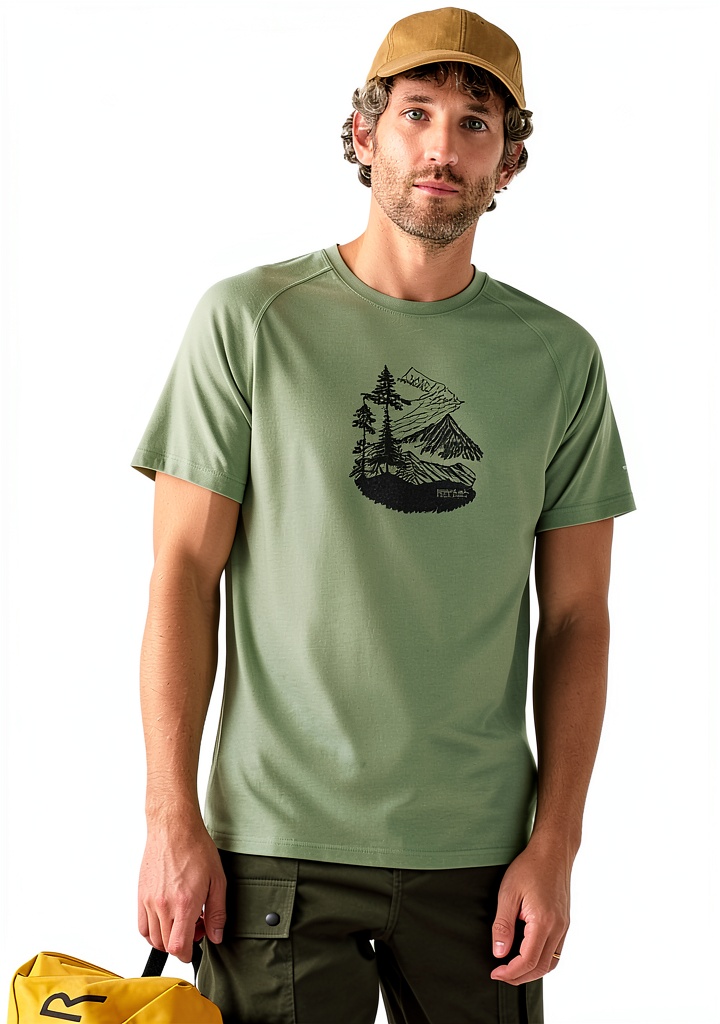 T-shirt Regatta Escade indossata in un contesto casual