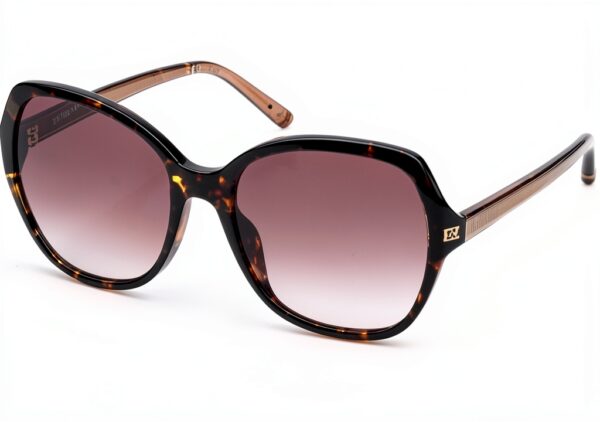 Occhiali da sole Escada Shiny Dark Havana donna lusso-0