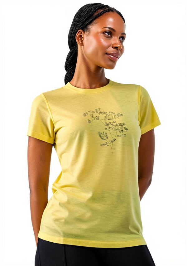 T-shirt Regatta Donna Gialla Maglietta Maniche Corte