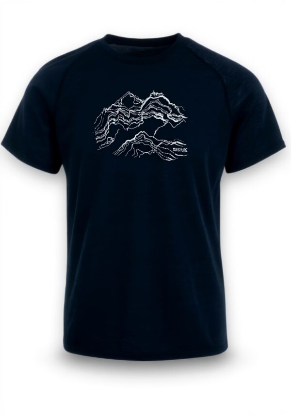 Maglietta Regatta uomo asciugatura rapida blu T-shirt