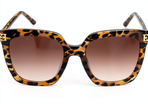 Sunglasses ESCADA Acetate Shiny Leopard Brown Gradient Donna-0