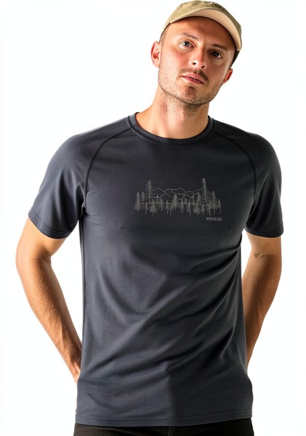 T-shirt Uomo Regatta Escade Grigio Maglia Corta Manica