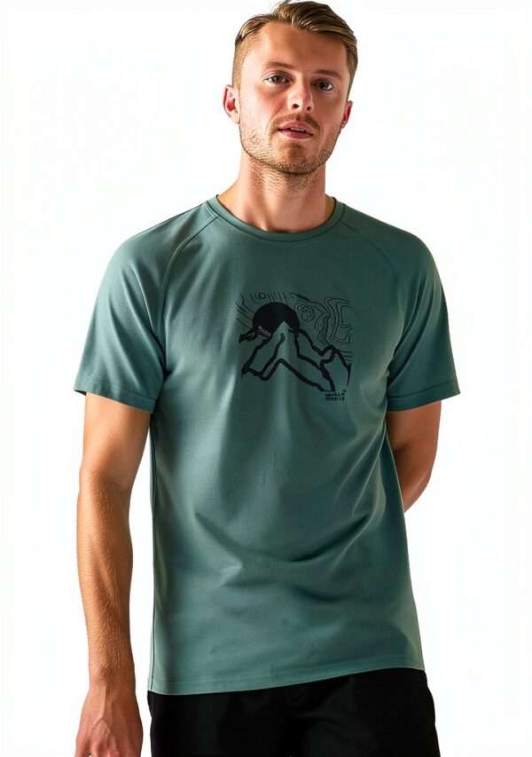 T-shirt Uomo Regatta Verde Escade 3XL Maglietta