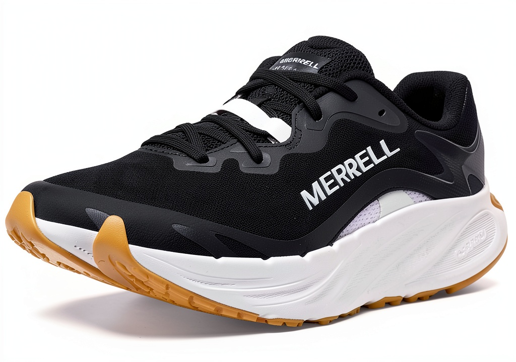 Sneaker MERRELL Promorph Nero indossate in ambiente urbano