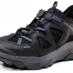 Scarpe da escursionismo Merrell Nero pelle mesh suola EVA riciclata-0