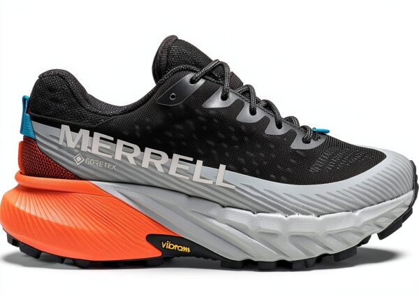 Scarpe da trail Merrell Agility Peak 5 Tangerina Nera Donna-0