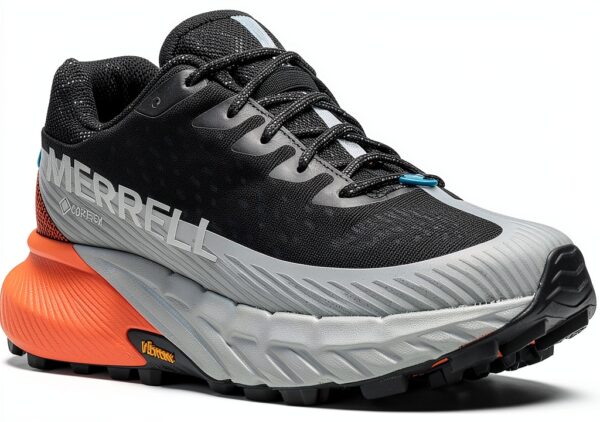 Scarpe da trail Merrell Agility Peak 5 Tangerina Nera Donna-4