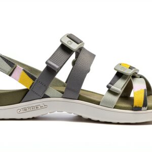 Sandalo sportivo donna Merrell Web, tomaia riciclata e Air Cushion-0