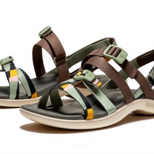 Sandalo donna Merrell Backstrap, tomaia riciclata, suola ammortizzata-0