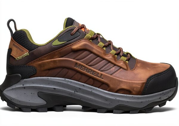Merrell Moab Speed 2 Waterproof Scarpe Lavoro Uomo Carbonio Tortora-3