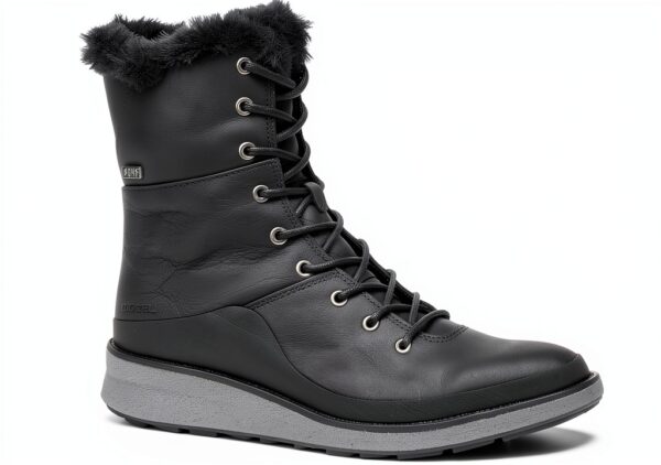 Merrell Tremblant Ezra Lace Polar Wp Stivali alti Donna Nero-0