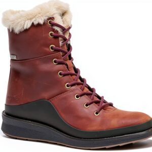 Merrell Tremblant Ezra Lace Polar Wp Stivali alti Donna Rosso Sable-0